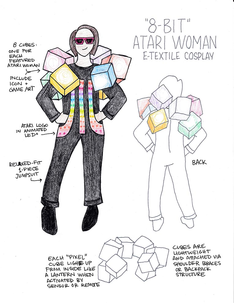 Atari Woman Color Concept A